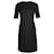 Love Moschino Herz-Minikleid aus schwarzer Baumwolle  ref.709540