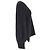 Suéter Adam Lippes Chunky Knit Deep Gola V em Caxemira Preta Preto - vista 2