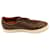 Autre Marque Common Projects Achilles Low Sneakers in Brown Grained Leather  ref.709568