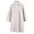 Carolina Herrera A-line Long Coat in Beige Wool  ref.709596