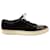 Lanvin Patent Cap-Toe Sneakers in Black Suede  ref.709600