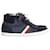 Moncler Montecarlo Sneakers in Navy Blue Suede  ref.709637