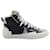 Autre Marque Nike x Sacai Blazer Mid Sneakers aus schwarzem grauem Leder  ref.709644