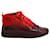 Balenciaga Ombre Arena High-Top in pelle rossa Rosso  ref.709654