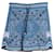 Amiri Men's Bandana Shorts in Light Blue Print Cotton  ref.709668