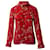 Ba&sh Kamis bedruckte Bluse aus roter Viskose Zellulosefaser  ref.709719