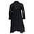 Maje Polka Dot Long Sleeve Dress in Black Polyester  ref.709739