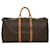 Louis Vuitton Keepall Bandouliere 55 Brown Cloth  ref.709770