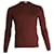Acne Studios Clissold Fine Knit Sweater in Brown Merino Wool  ref.709793