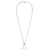 Balenciaga Zodiac Sign Gemini Necklace in Silver Metal Silvery Metallic  ref.709794