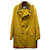 Maison Martin Margiela Maison Margiela Coated-Finish Double-Breasted Coat in Yellow Polyurethane Plastic  ref.709798