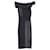 Roland Mouret – Mable – Schulterfreies Kleid aus schwarzer Viskose Zellulosefaser  ref.709828