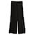 Calça larga Balenciaga em seda preta Preto  ref.709842