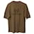 Balenciaga BB Crown Logo T-shirt in Brown Cotton  ref.709851