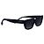 Burberry BE4321 Rectangular Sunglasses in Black Plastic Frame - view 2