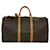 Louis Vuitton Keepall 50 Brown Cloth  ref.709893