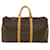 Louis Vuitton Keepall 50 Brown Cloth  ref.709911