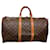 Louis Vuitton Keepall 50 Marrom Lona  ref.710057