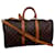 Louis Vuitton Keepall Bandouliere 50 Marrone Tela  ref.710313