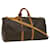 Louis Vuitton Keepall Bandouliere 55 Brown Cloth  ref.710335