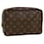 Louis Vuitton Monogram Trousse Toilette 23 Clutch Bag M47524 LV Auth ar7995b Cloth  ref.710425