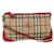 BURBERRY Nova Check Shoulder Bag PVC Leather bright rose 3910756 auth 32762a  ref.710426