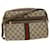 Bolsa tiracolo GUCCI GG Canvas Web Sherry Line Bege Red Green Auth ep229 Vermelho Verde  ref.710480
