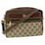 GUCCI GG Canvas Web Sherry Line Shoulder Bag Beige Red Green Auth yk5362  ref.710507