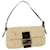 FENDI Mamma Baguette Zucca Canvas Shoulder Bag Beige Auth rd3517 Lienzo  ref.710509