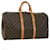 Louis Vuitton Monograma Keepall 50 Boston Bag M41426 LV Auth jk2671 Lona  ref.710559