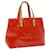 LOUIS VUITTON Monogram Vernis Reade PM Hand Bag Red M91990 LV Auth ki2487 Patent leather  ref.710604