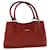 GUCCI Tote Bag Leather Red Auth im383  ref.710620