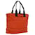 PRADA Tote Bag Nylon Orange Auth bs2671  ref.710654