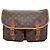 LOUIS VUITTON Borsa a spalla Gibeciere GM con monogramma M42246 LV Auth bs2777 - vista 13