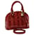 LOUIS VUITTON Vernis Rayures Alma BB Hand Bag 2way Pomme D'amour M91593 LV 32817 Patent leather  ref.710733