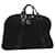 FENDI Zucchino Canvas Boston Bag Black Auth ac1172 Noir  ref.710800