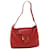 PRADA Shoulder Bag Lamb Skin Red Auth yk5372  ref.710854