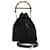 GUCCI Bamboo Hand Bag Canvas Black Auth ac1155 Cloth  ref.710946