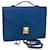 LOUIS VUITTON Epi Porte Documents Bandouliere Business Bag Blu LV Auth ar8039B Pelle  ref.710962