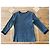 Top Stouls in camoscio elasticizzato blu - Taglia S - vista 2