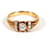 Gucci Christian Dior Diamond Ring Gold hardware Yellow gold  ref.711126