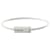 Autre Marque le 9g Cable Bracelet in Silver Silvery Metallic  ref.711184