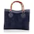 Gucci Vintage Black Suede Princess Diana Bamboo Tote Bag  ref.711210