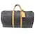 Louis Vuitton Keepall 55 Monogramma Marrone Pelle  ref.711274