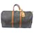 Louis Vuitton keepall 55 monogram Brown Leather  ref.711278