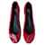 Giuseppe Zanotti Ballet flats Red Leather Patent leather  ref.711364