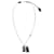 Louis Vuitton Kostbare Nanogramm-Tag-Halskette Silber Pink Metall  ref.711376