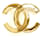 Chanel 94P CC BROSCHE XL Golden Metall  ref.711471