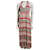 Diane Von Furstenberg DvF Maxi vestido de seda Franz Multicolor  ref.711491