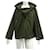 Céline *Celine pullover jacket hood Khaki Cotton  ref.711576